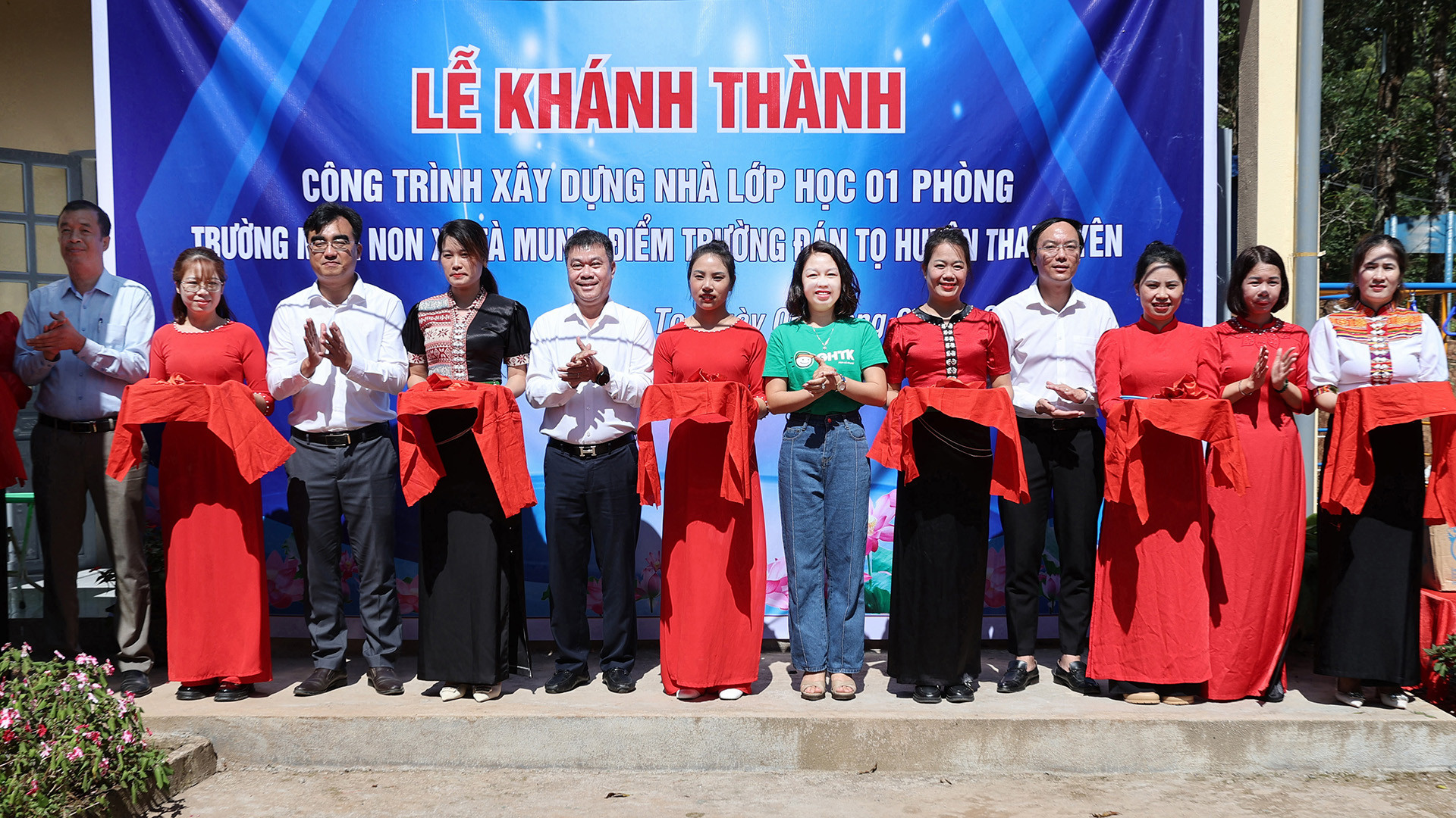 Điểm trường mầm non Đán Tọ khang trang chào đón năm học mới