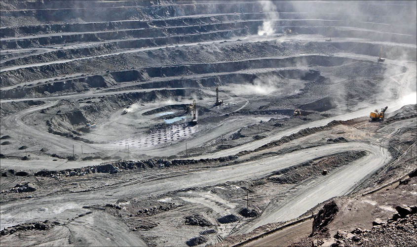 Bayan Obo mine containing rare earth minerals in Inner Mongolia China..jpg