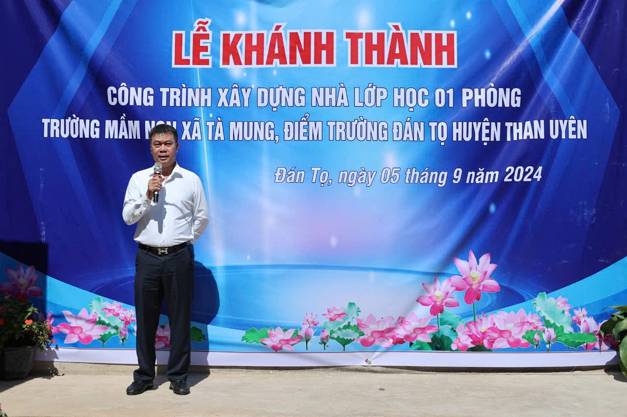 Điểm trường mầm non Đán Tọ khang trang chào đón năm học mới