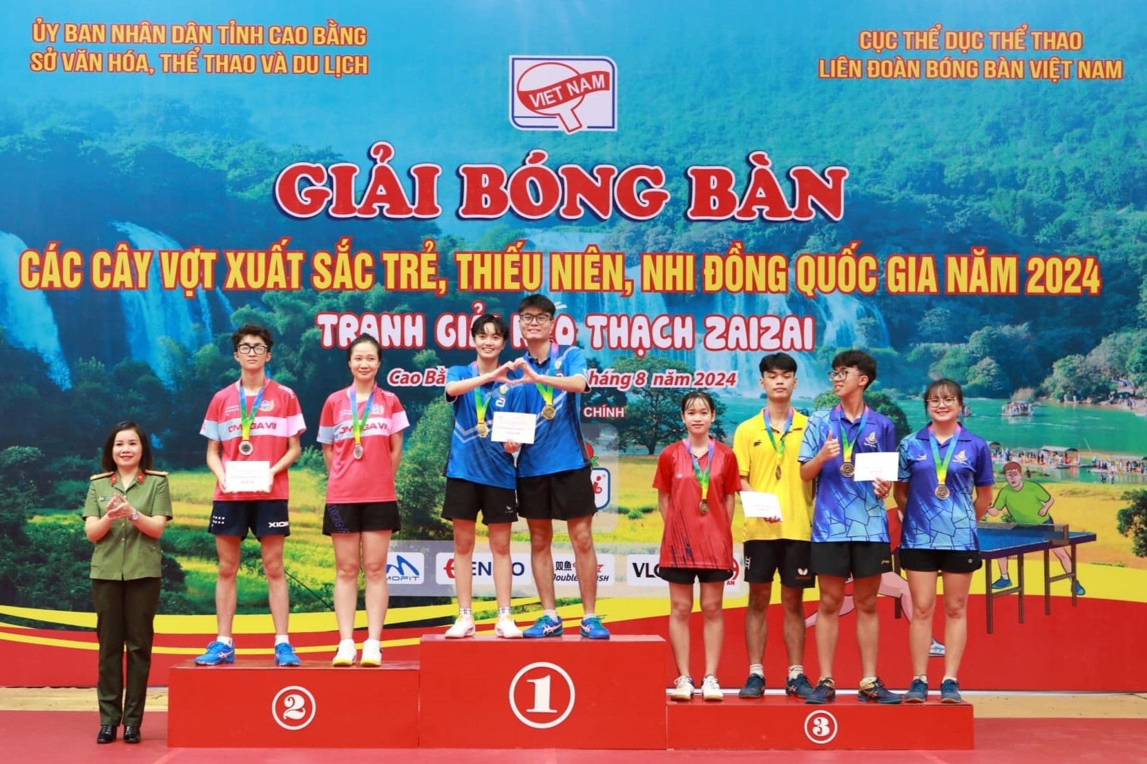 CLB Bóng bàn CAND - T&T về nhất toàn đoàn giải trẻ quốc gia