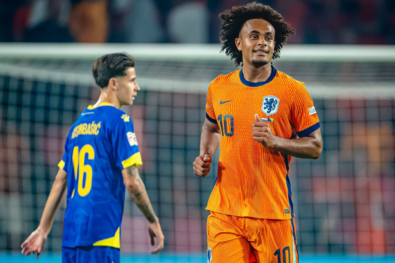 Zirkzee Ha Lan Bosnia Nations League.jpg