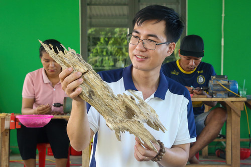 Kỹ sư về quê tìm 'vàng' trong thân cây, doanh thu nửa tỷ đồng mỗi tháng