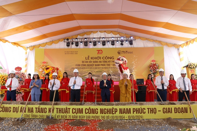 T&T Group khởi công cụm công nghiệp lớn nhất Hà Nội