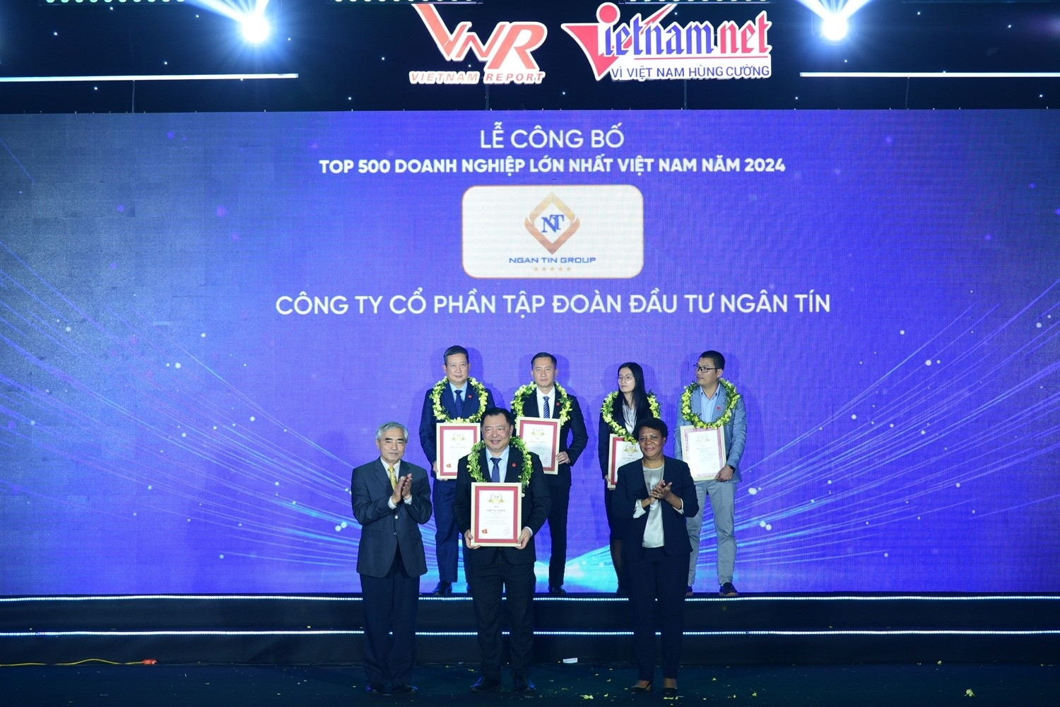 Ngân Tín Group vào Top 500 Doanh nghiệp lớn nhất Việt Nam