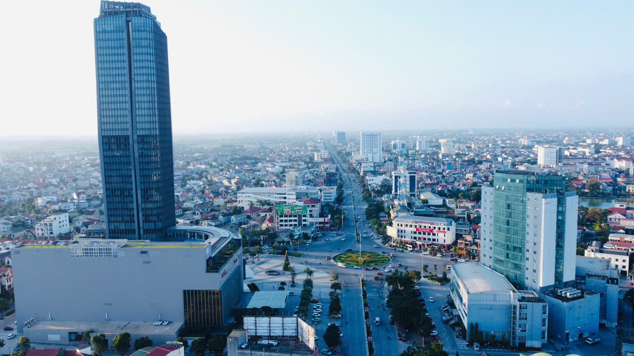 Một góc thành phố Hà Tĩnh. Ảnh: Thiện Lương