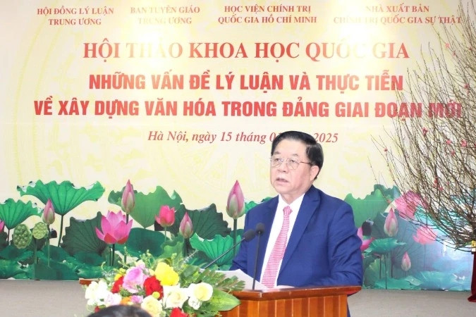 Xây dựng văn hóa trong Đảng là nhiệm vụ rất quan trọng của Đảng