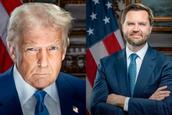 Ảnh chân dung chính thức của ông Trump thu hút sự chú ý lớn