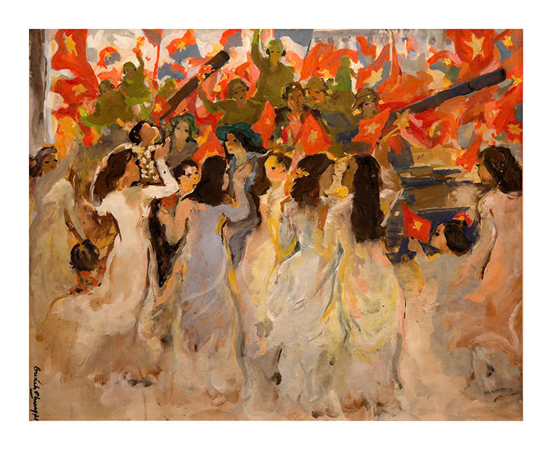 Nắng Tháng Năm.Quách Phong.Bột màu.1975.jpg