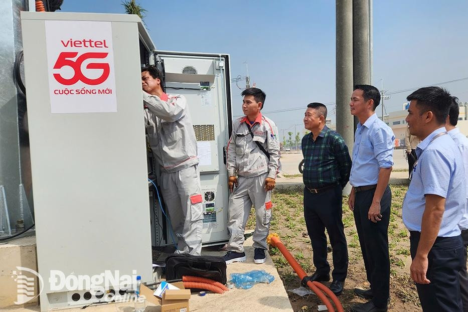 Phủ sóng 5G tại khu công nghiệp Công nghệ cao Long Thành