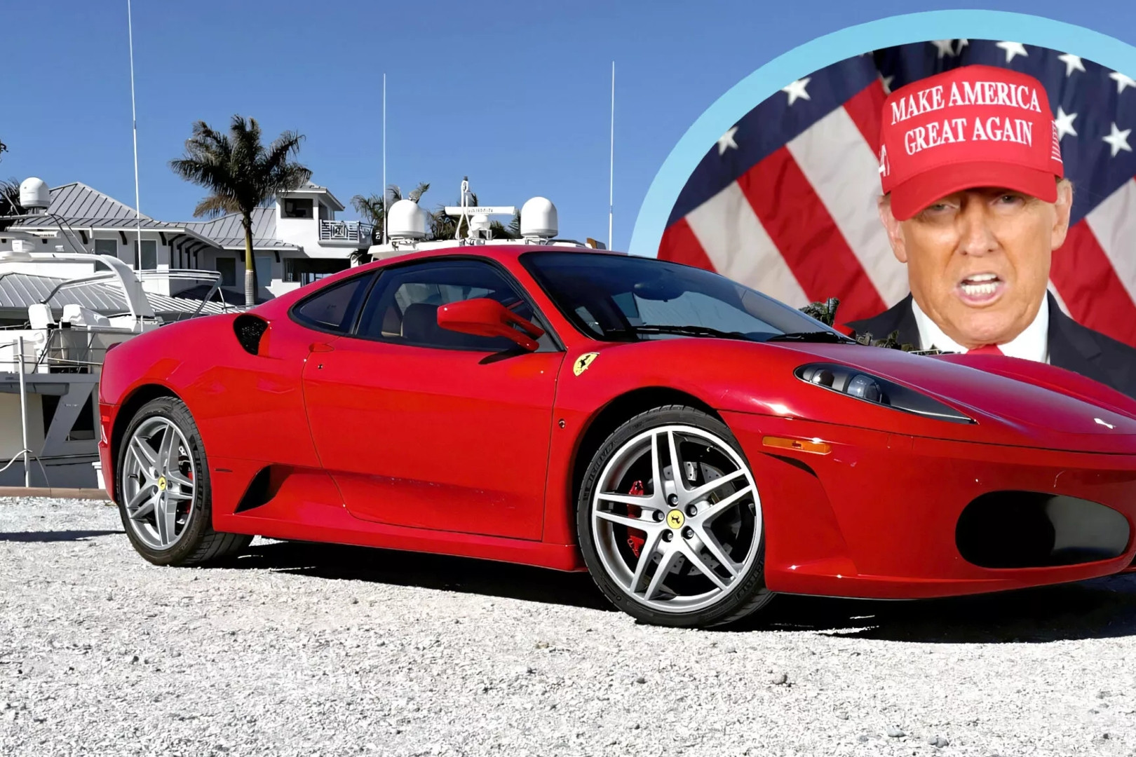 Siêu xe Ferrari F430 của Tổng thống Donald Trump được bán đấu giá