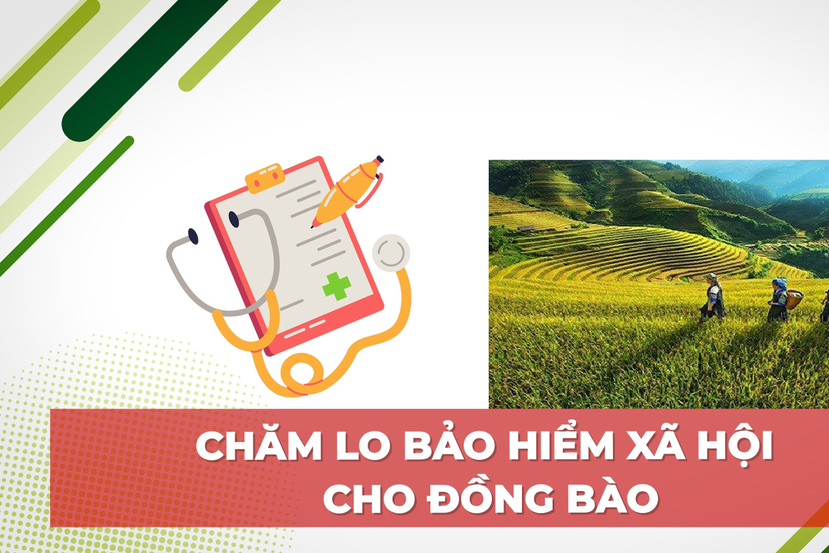 Chăm lo bảo hiểm xã hội cho đồng bào