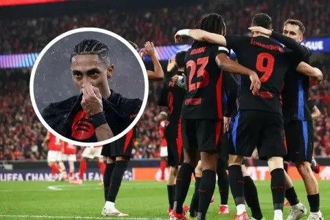 Cầu thủ Barca và Benfica ẩu đả sau trận cầu điên rồ 9 bàn thắng