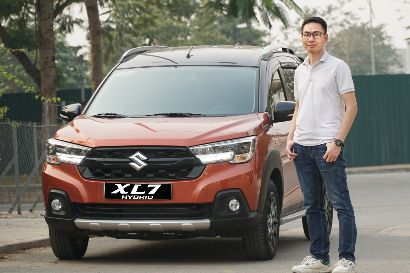 Ông bố trẻ hài lòng với quyết định mua xe Suzuki XL7 Hybrid