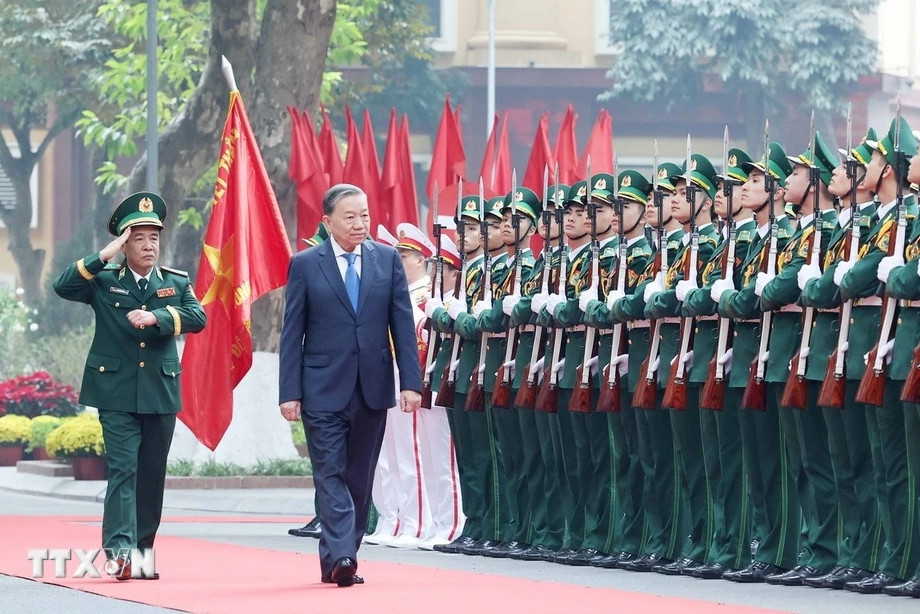 Tổng Bí thư Tô Lâm thăm, làm việc tại Bộ Tư lệnh Bộ đội Biên phòng