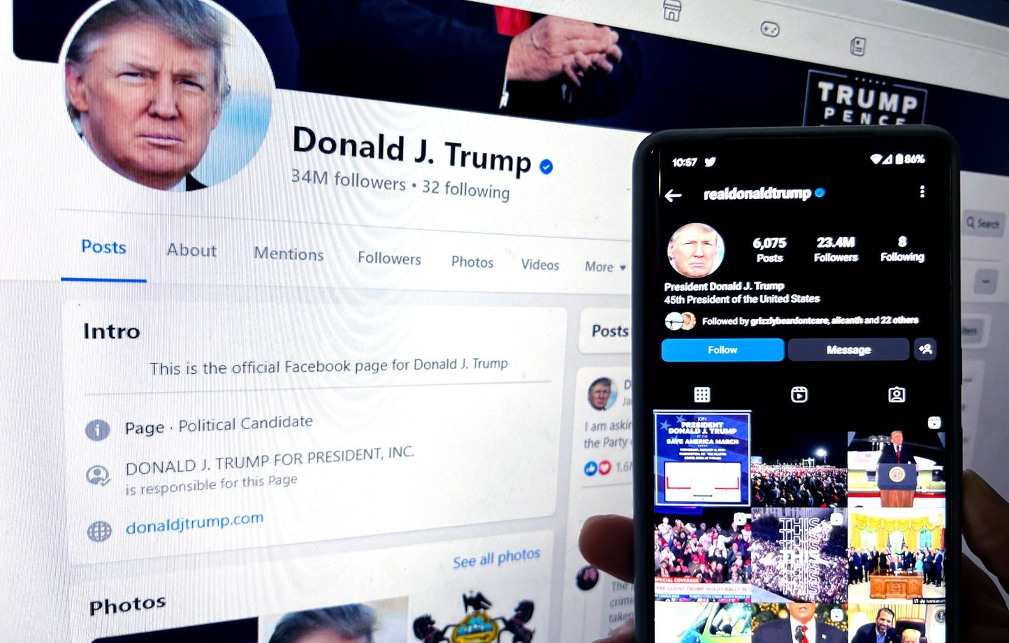 trump instagram