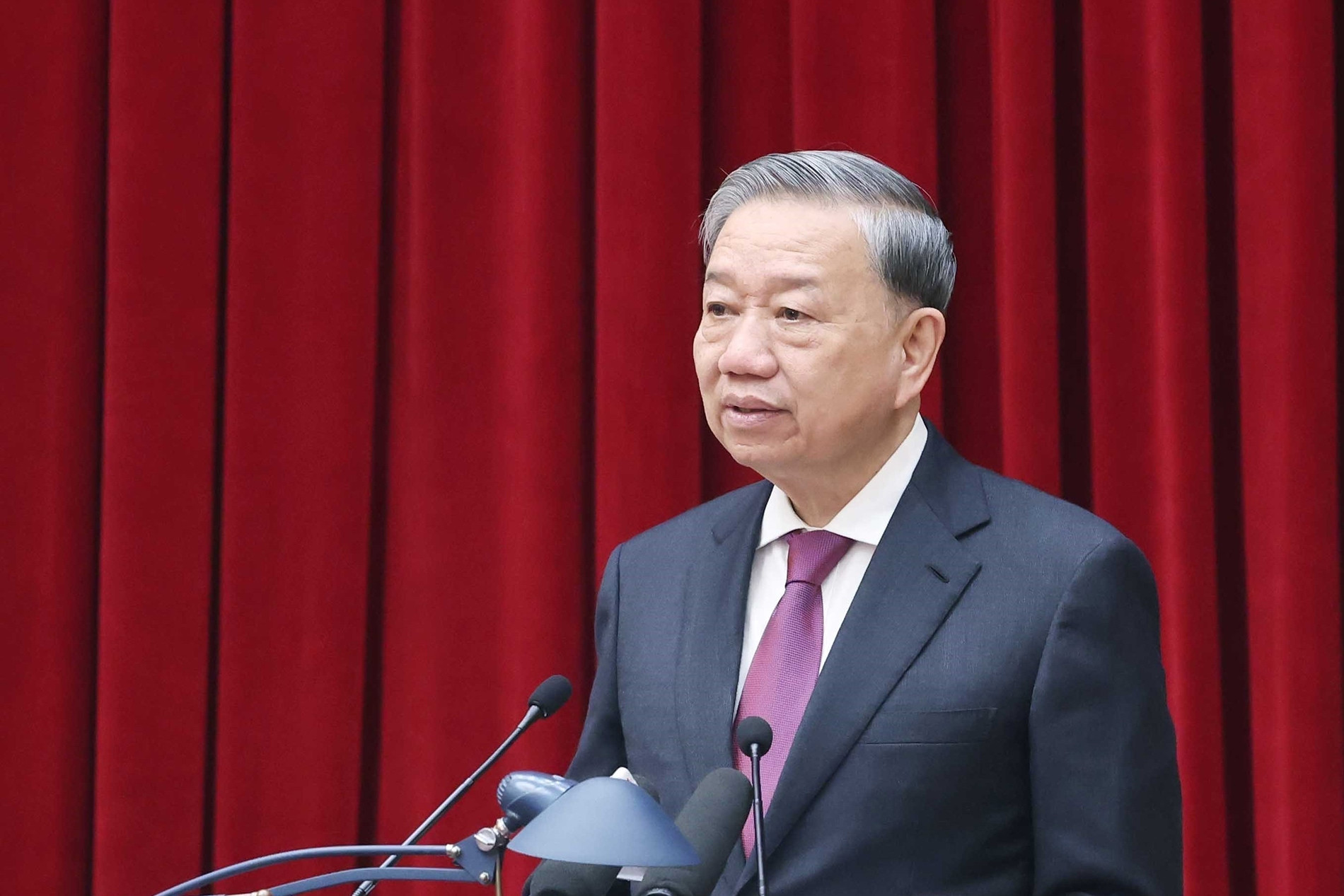 Tổng Bí thư: Tinh gọn tổ chức bộ máy công an 3 cấp, không tổ chức công an cấp huyện