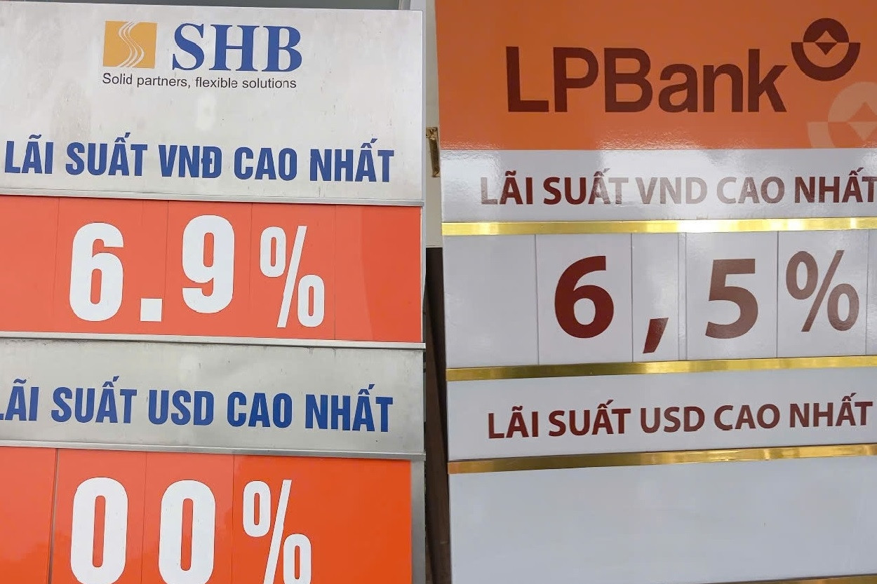 Lãi suất huy động tăng đột biến lên tới 6,9% hút tiền thưởng Tết