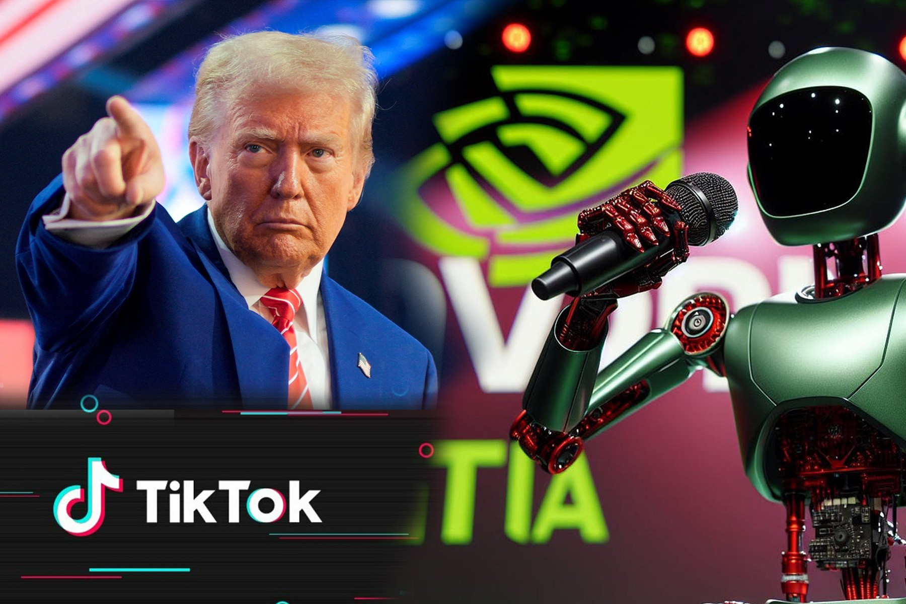 Tổng thống Trump 'cứu' TikTok, Nvidia đặt cược vào robot