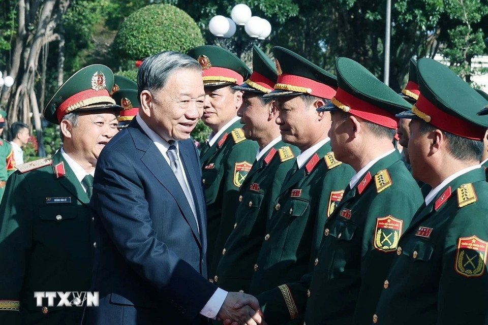 Tổng Bí thư Tô Lâm thăm cán bộ, chiến sỹ Quân đoàn 34 và Binh đoàn 15 ở Gia Lai