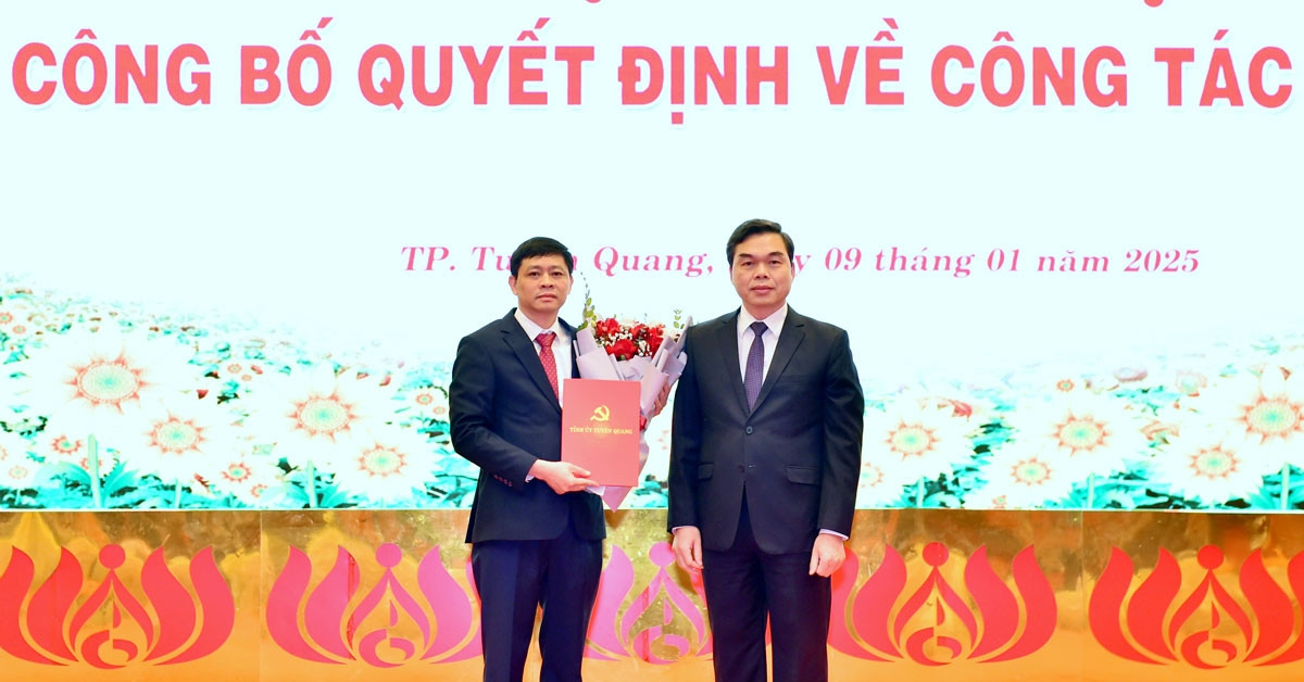 Điều động Giám đốc Sở Xây dựng làm Phó bí thư Thành ủy Tuyên Quang