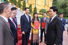 Chủ tịch nước Lương Cường phong hàm và bổ nhiệm các đại sứ