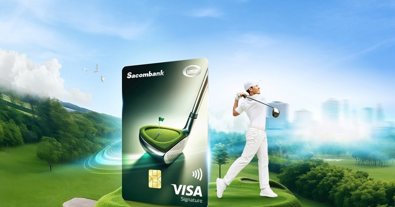 Sacombank ra mắt thẻ tín dụng quốc tế dành riêng khách hàng mê chơi golf