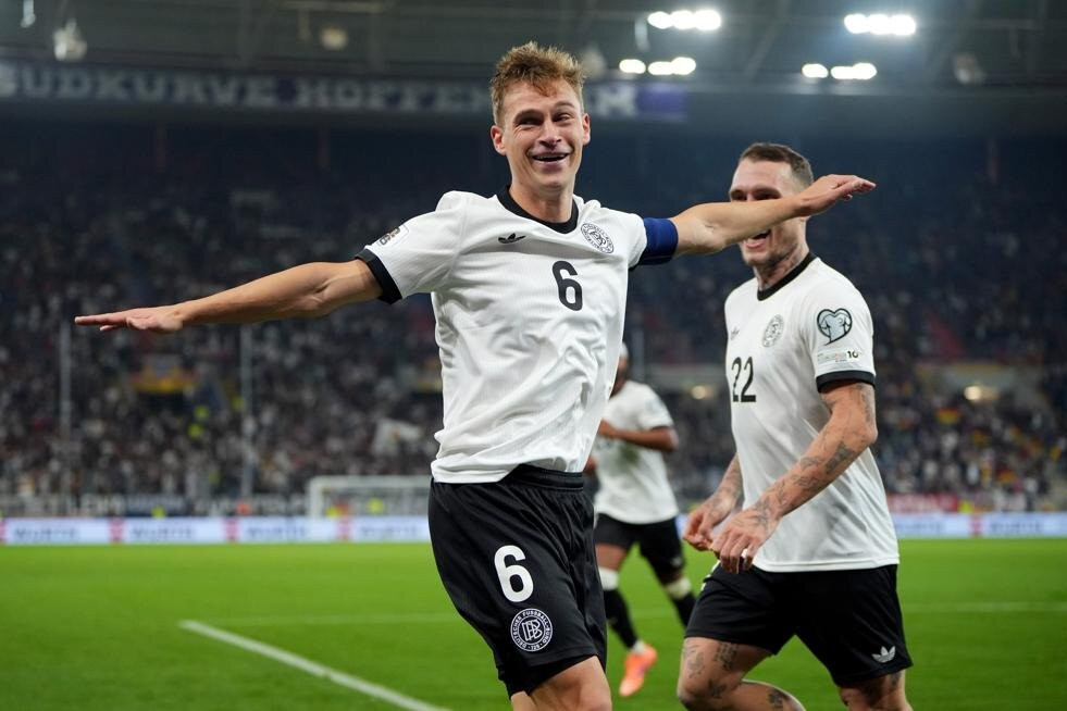 Kimmich lập cú đúp, Đức thắng to ở vòng loại World Cup 2026