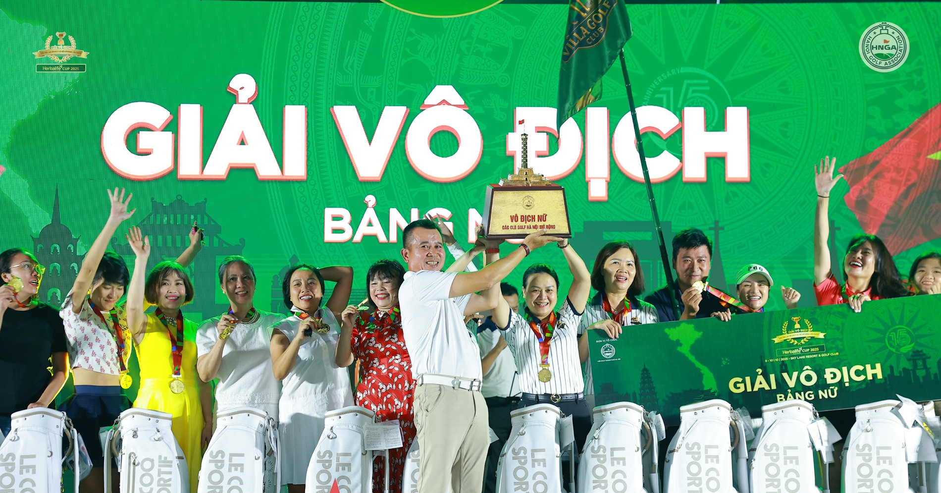 Xác định 2 nhà vô địch giải các CLB Golf Hà Nội Mở rộng 2025