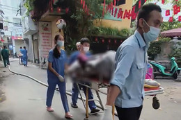 Hiện trường vụ cháy nhà khiến 5 người tử vong ở Hà Nội
