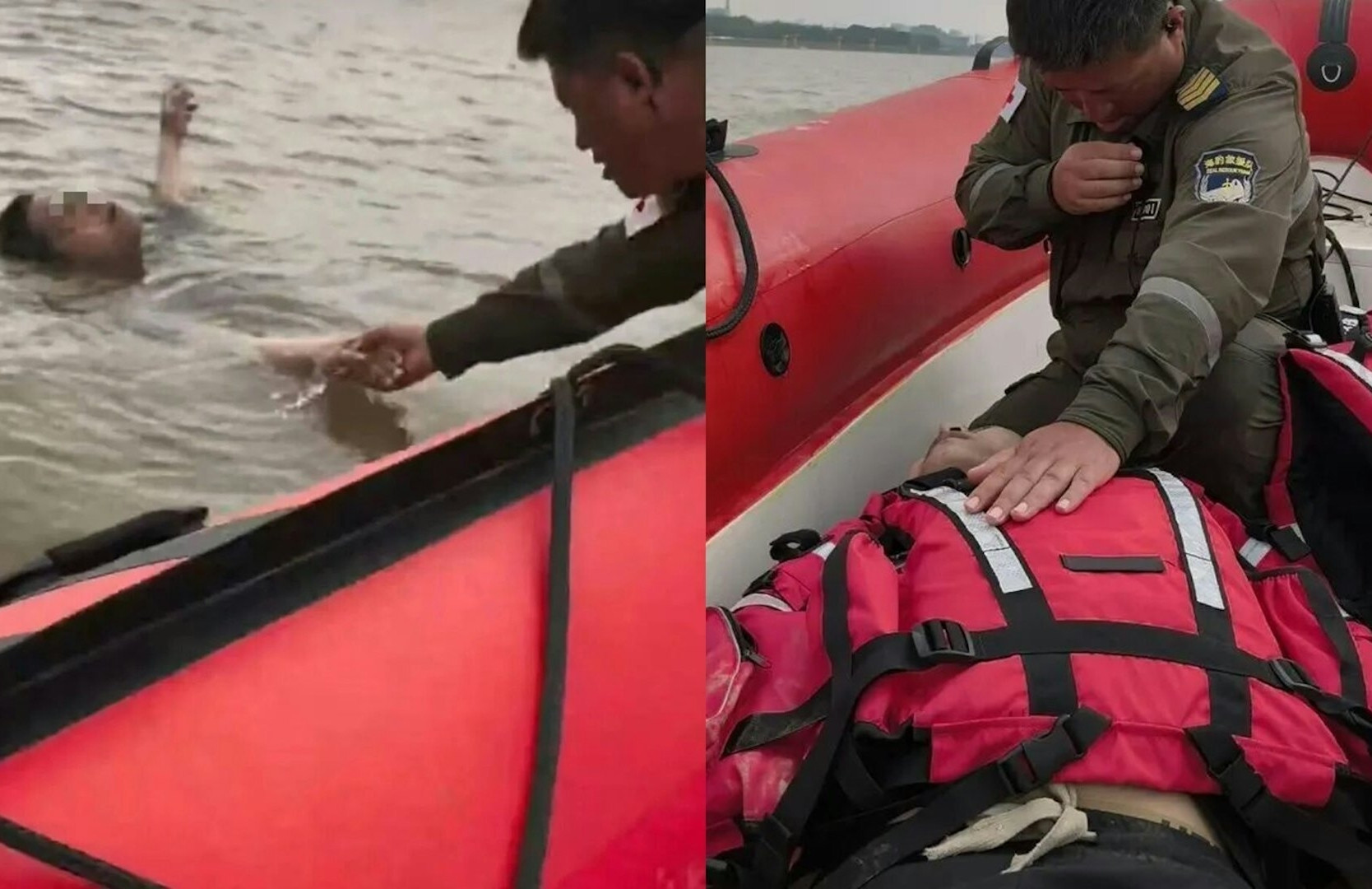 Ngã xuống sông, người đàn ông 115kg sống sót ngoạn mục sau nhiều giờ trôi dạt