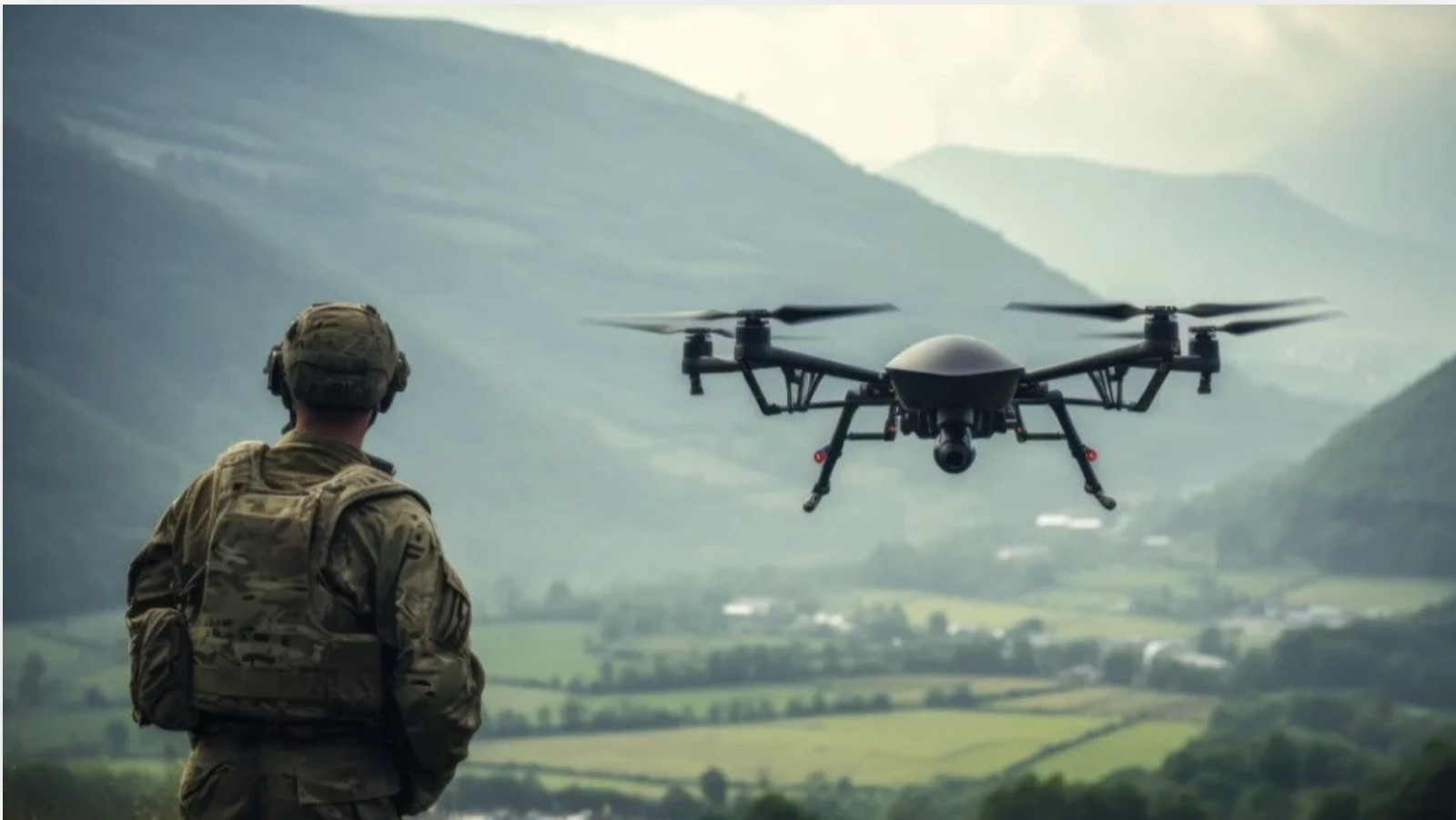 UAV được AI hỗ trợ có thể tự tìm và tiêu diệt mục tiêu. Ảnh: Aegis