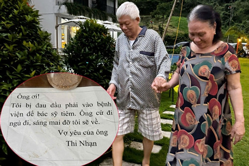 Mảnh giấy cụ bà U80 gửi chồng trước khi nhập viện khiến nhiều người cay khóe mắt