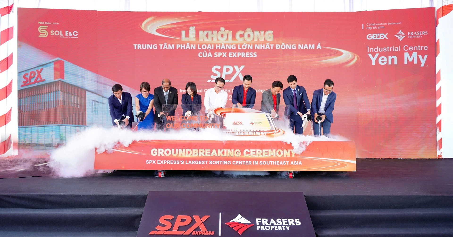 SPX Express khởi công trung tâm phân loại hàng hóa 17 ha tại Hưng Yên