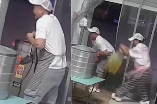 Chồng bị điện giật co cứng trong bếp, người vợ giải cứu thông minh
