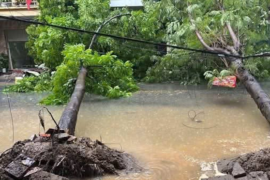 Hải Phòng ngập diện rộng sau cơn mưa lớn