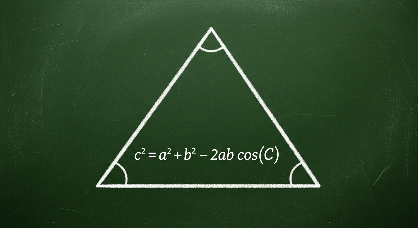 Định lý Côsin là gì? Công thức định lý Côsin trong tam giác