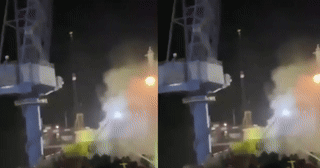 Nổ kinh hoàng trên tàu chở dầu gây hàng chục thương vong