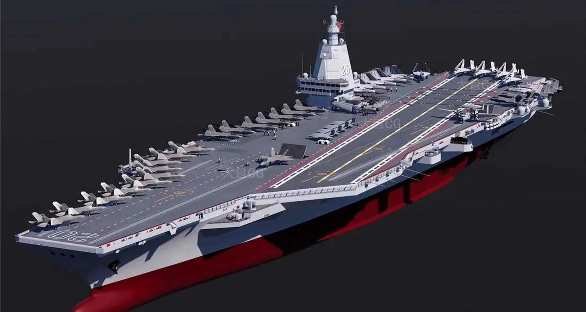 Tàu sân bay hạt nhân Type 004, ‘quái vật’ 120.000 tấn, công nghệ EMALS tối tân ‘bá chủ đại dương’