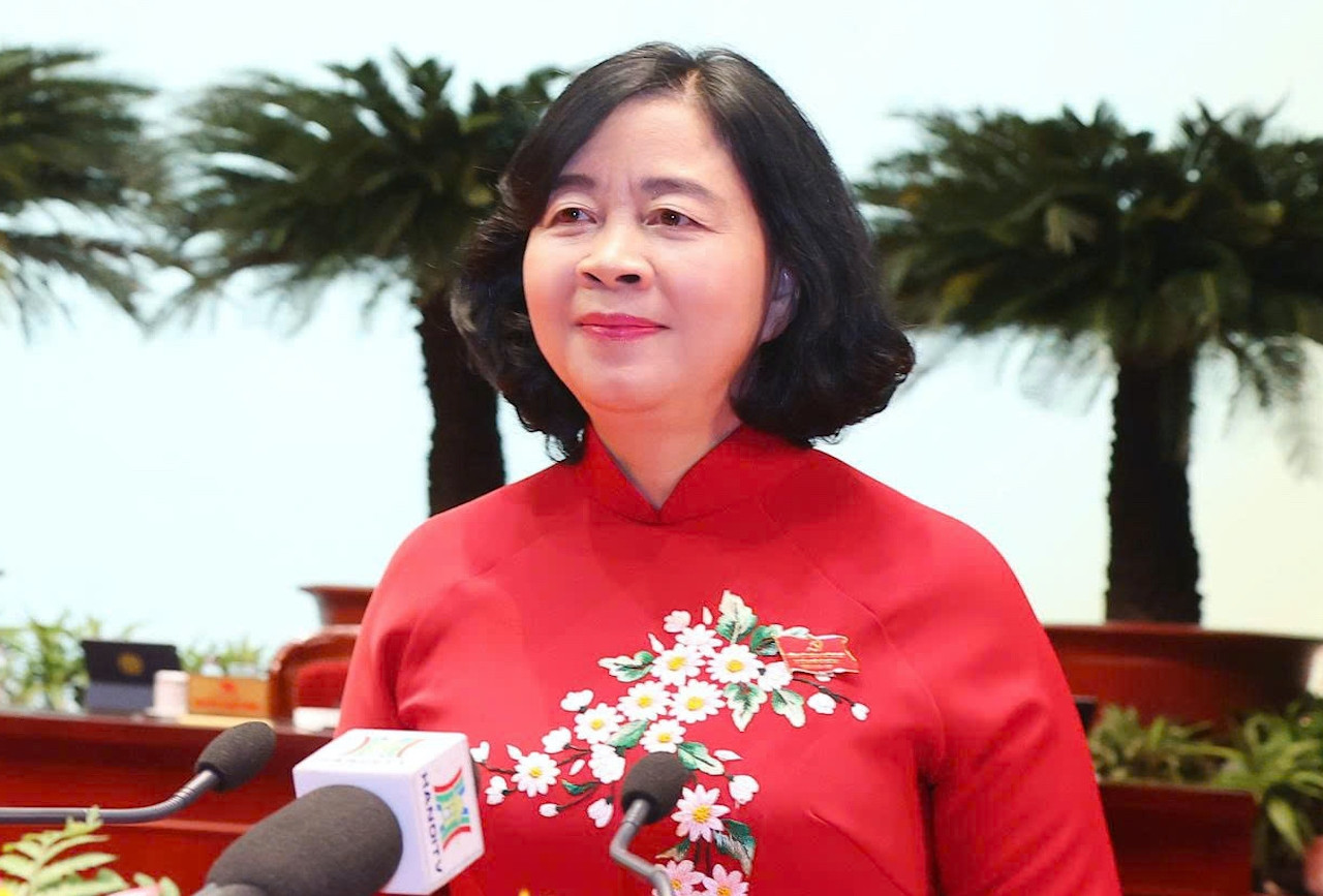 Bà Bùi Thị Minh Hoài tiếp tục làm Bí thư Thành ủy Hà Nội nhiệm kỳ 2025-2030