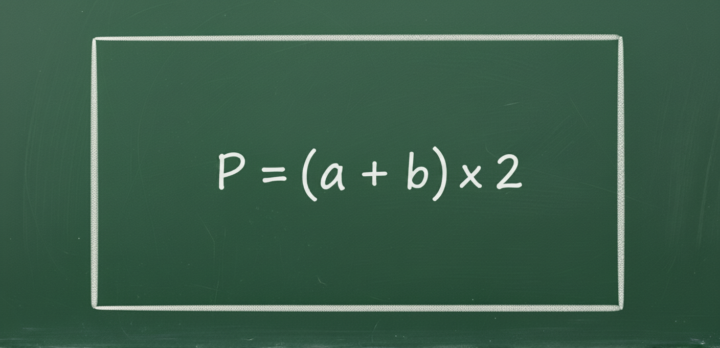 Công thức tính chu vi hình chữ nhật là gì?