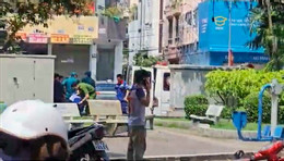 Hiện trường vụ phát hiện người đàn ông tử vong. Ảnh: MK
.jpg
