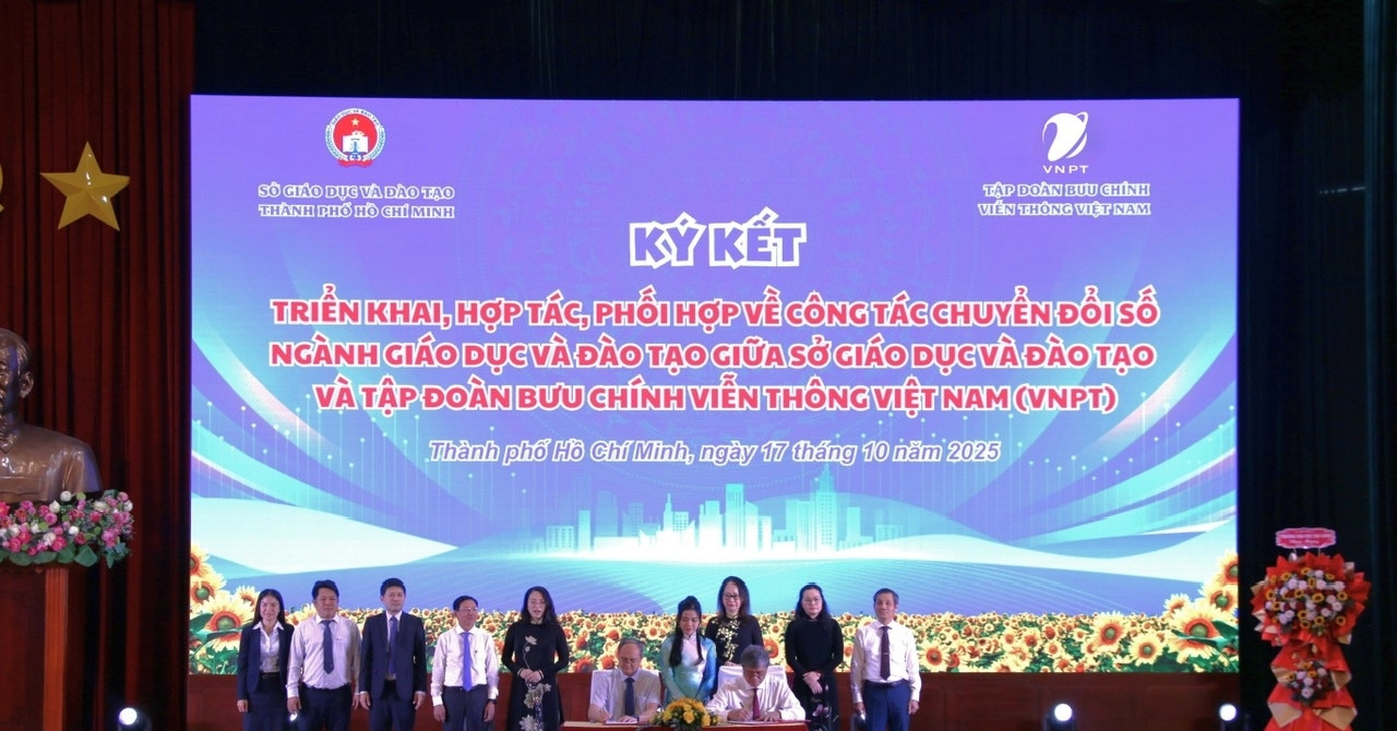 TP.HCM: VNPT và Sở GD&ĐT bắt tay thúc đẩy chuyển đổi số giáo dục