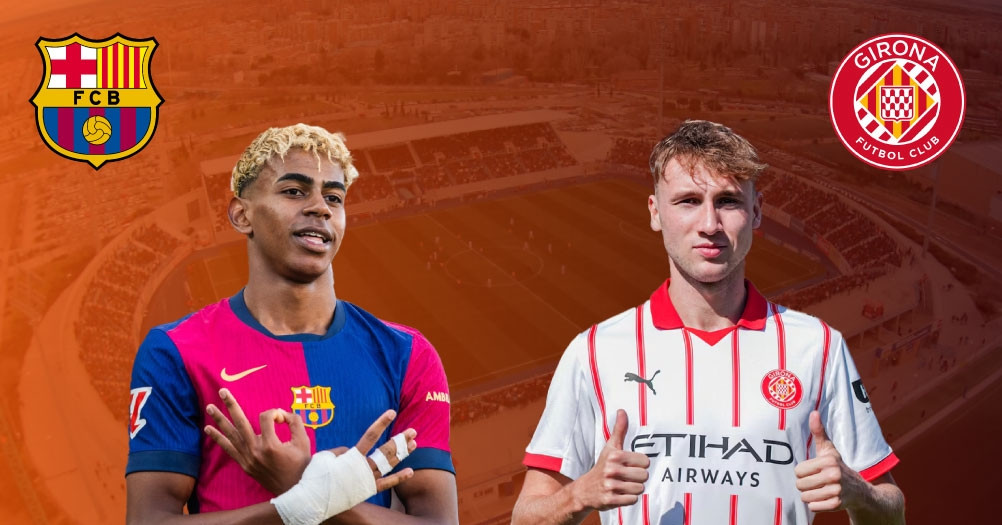 Trực tiếp bóng đá Barcelona 1-1 Girona: Tuyệt phẩm gỡ hòa