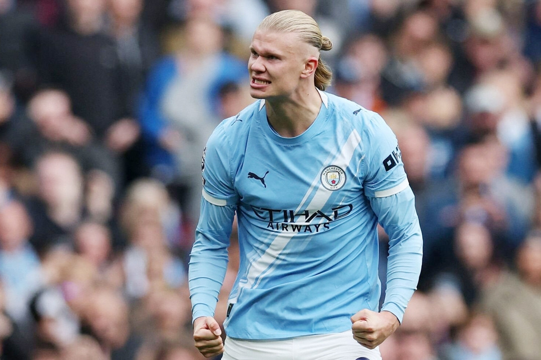 Haaland thăng hoa với cú đúp, Man City đả bại Everton