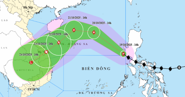 Bão Fengshen chính thức trở thành bão số 12, kh...
