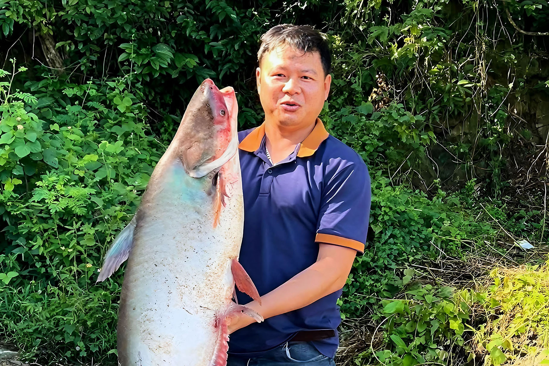 Hàng trăm người đổ về hồ Trị An săn 'kho báu cá khủng', có con nặng 20kg