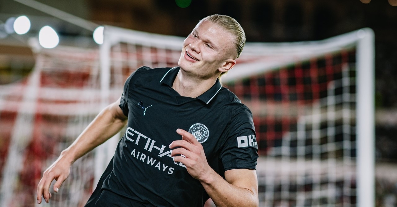 Haaland lập cú đúp, Man City tuột chiến thắng trên đất Pháp