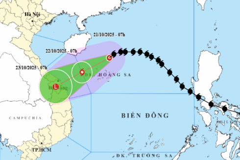 Bão số 12 bắt đầu đổi hướng, Nam Quảng Trị - TP Đà Nẵng có thể mưa lớn đến 900mm