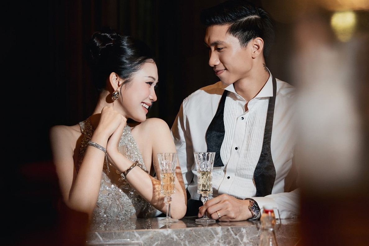 Bộ ảnh kỷ niệm ngày cưới cực đẹp của Văn Hậu - Hải My