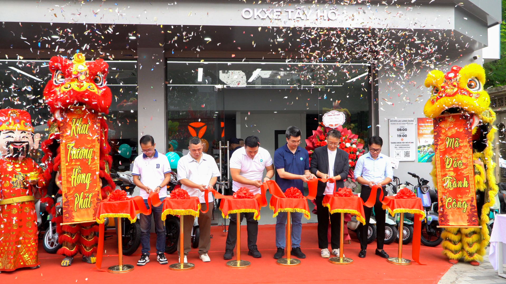 OKXE mở bán xe máy điện Yadea tại Hà Nội